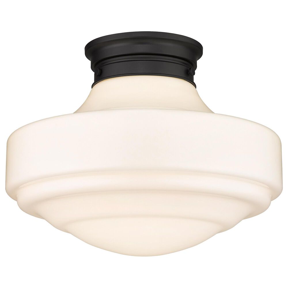 Golden Lighting Ingalls Large Semi-Flush in Matte Black, , large