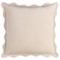 Surya Effervescent 20" Square Throw Pillow in Cream, , large