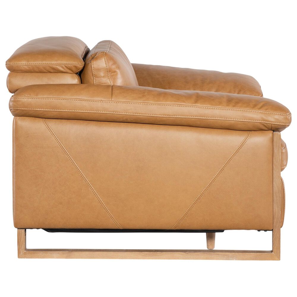Hooker Furniture Jericho Power Recliner with Power Headrest in Dallas Toffee, , large