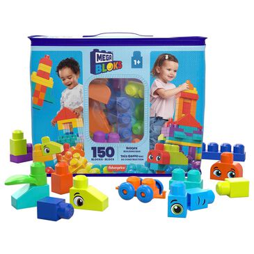 Barbie Bigger Blocks Building Set with Storage Bag for Toddler in Multicolor, , large