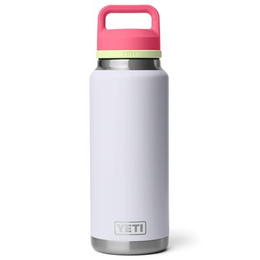 YETI Rambler 36 Oz Water Bottle with Color-Blocked Chug Cap in Mist, Pink and Grasshopper, , large