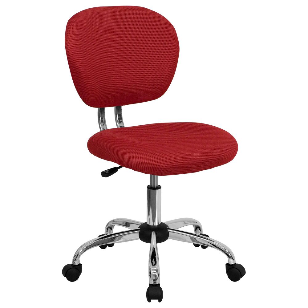 Flash Furniture Swivel Task Chair in Red, , large