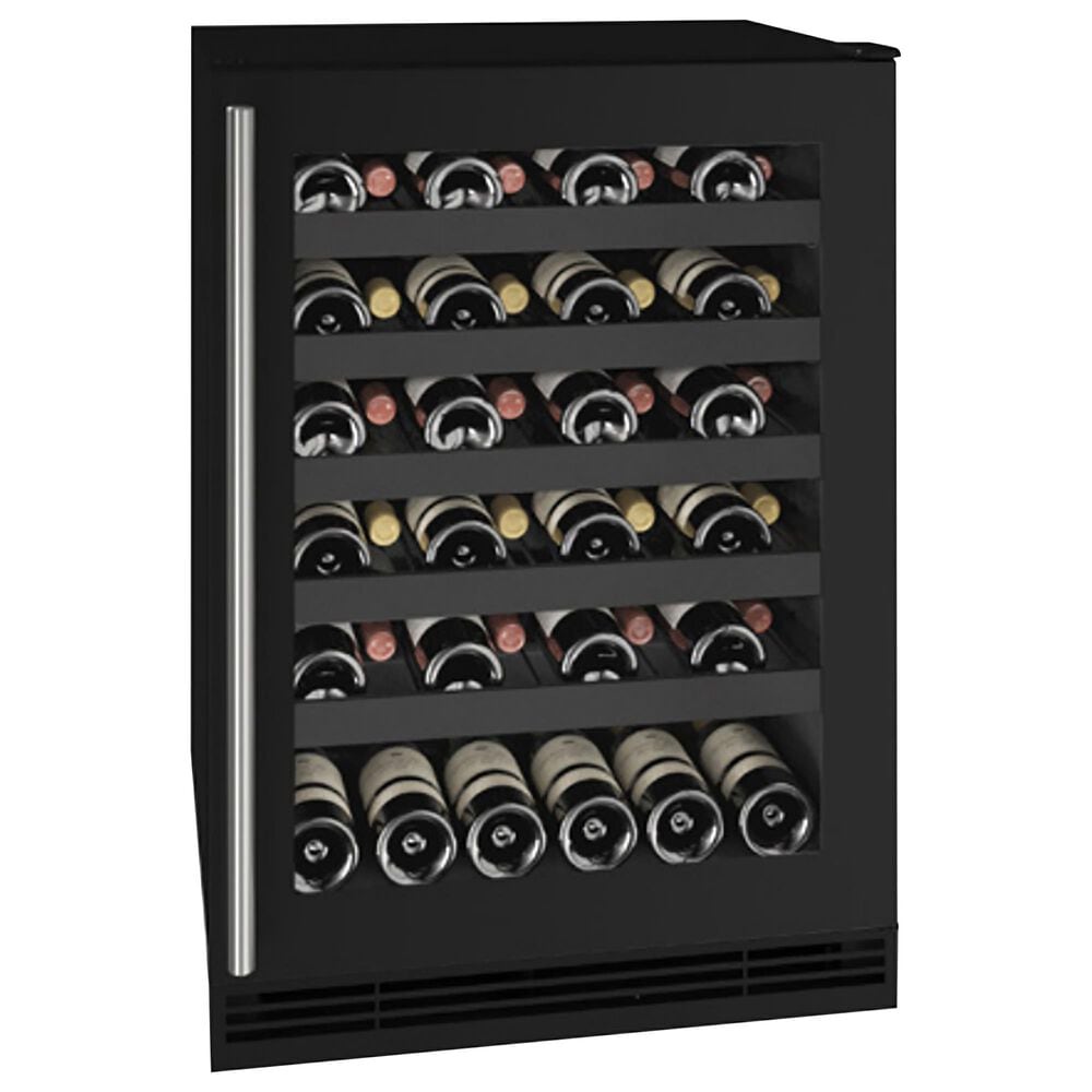 U-Line 24" Built-in Wine Refrigerator in Black Frame, , large
