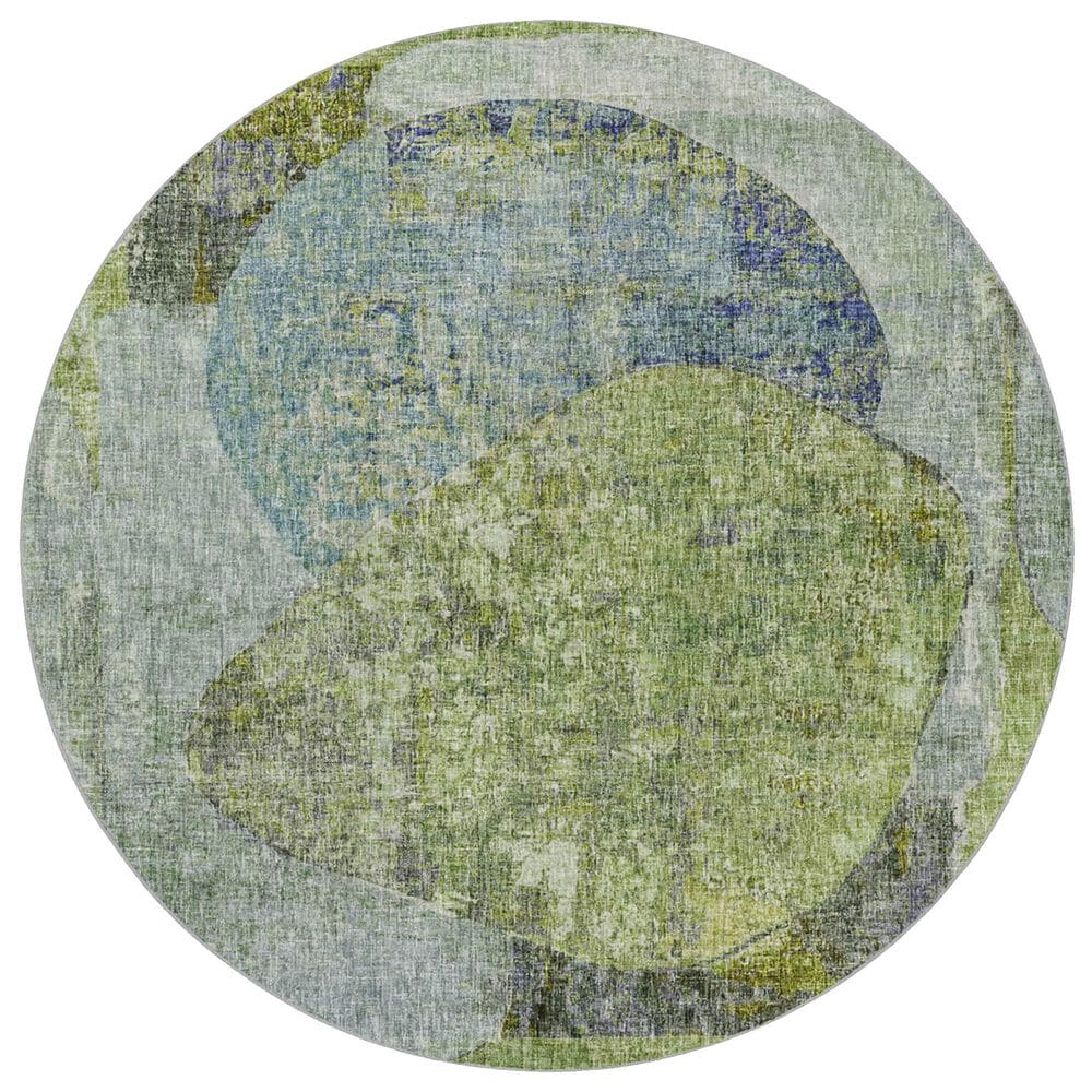 Dalyn Rug Company Boca BO11 Aloe 8" Round Area Rug, , large