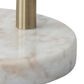 Adesso Bowery 1-Light Arc Lamp in Antique Brass and White, , large