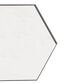 Maple and Jade 35" x 41" Hexagon Wall Mirror with Thin Minimalistic Frame in Black, , large