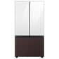Samsung Bespoke Bespoke 3-Door French Door Refrigerator Top Panel in White Glass, , large