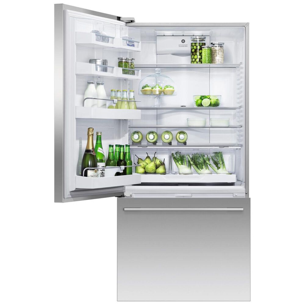Fisher &amp; Paykel 17 Cu. Ft. ActiveSmart Counter Depth Bottom Freezer Refrigerator Left Hinge, , large