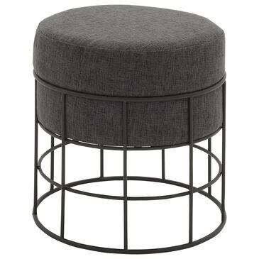Uma Enterprises 19" x 17" Stool in Dark Grey, , large