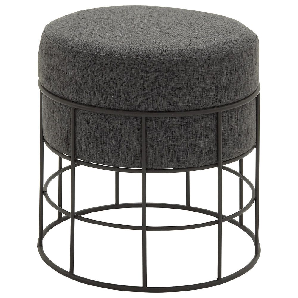 Uma Enterprises 19" x 17" Stool in Dark Grey, , large