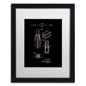 Timberlake Claire Doherty "Chanel Lipstick Case Patent White" Matted Black  Framed Art 16x20, , large