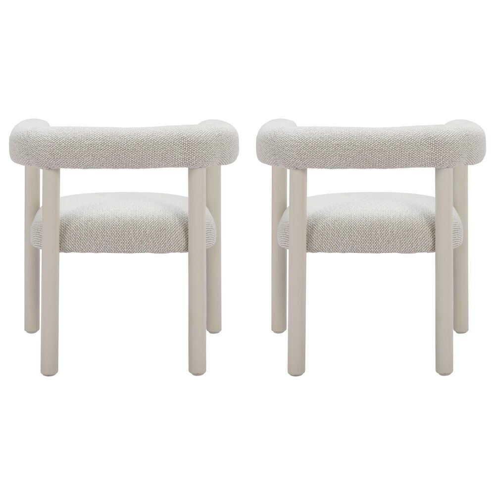 Zuo Modern Sunbath Dining Chair in Gray and White &#40;Set of 2&#41;, , large