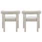 Zuo Modern Sunbath Dining Chair in Gray and White (Set of 2), , large