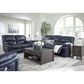 Ashley Leesworth 2-Piece Power Reclining Living Room Set in Ocean, , large
