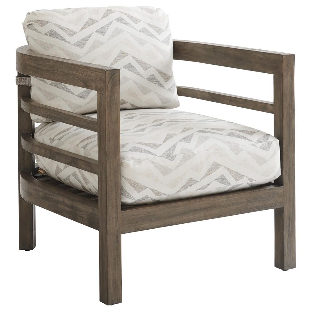Lexington Furniture La Jolla Patio Outdoor Lounge Chair in Weathered Gray, , large