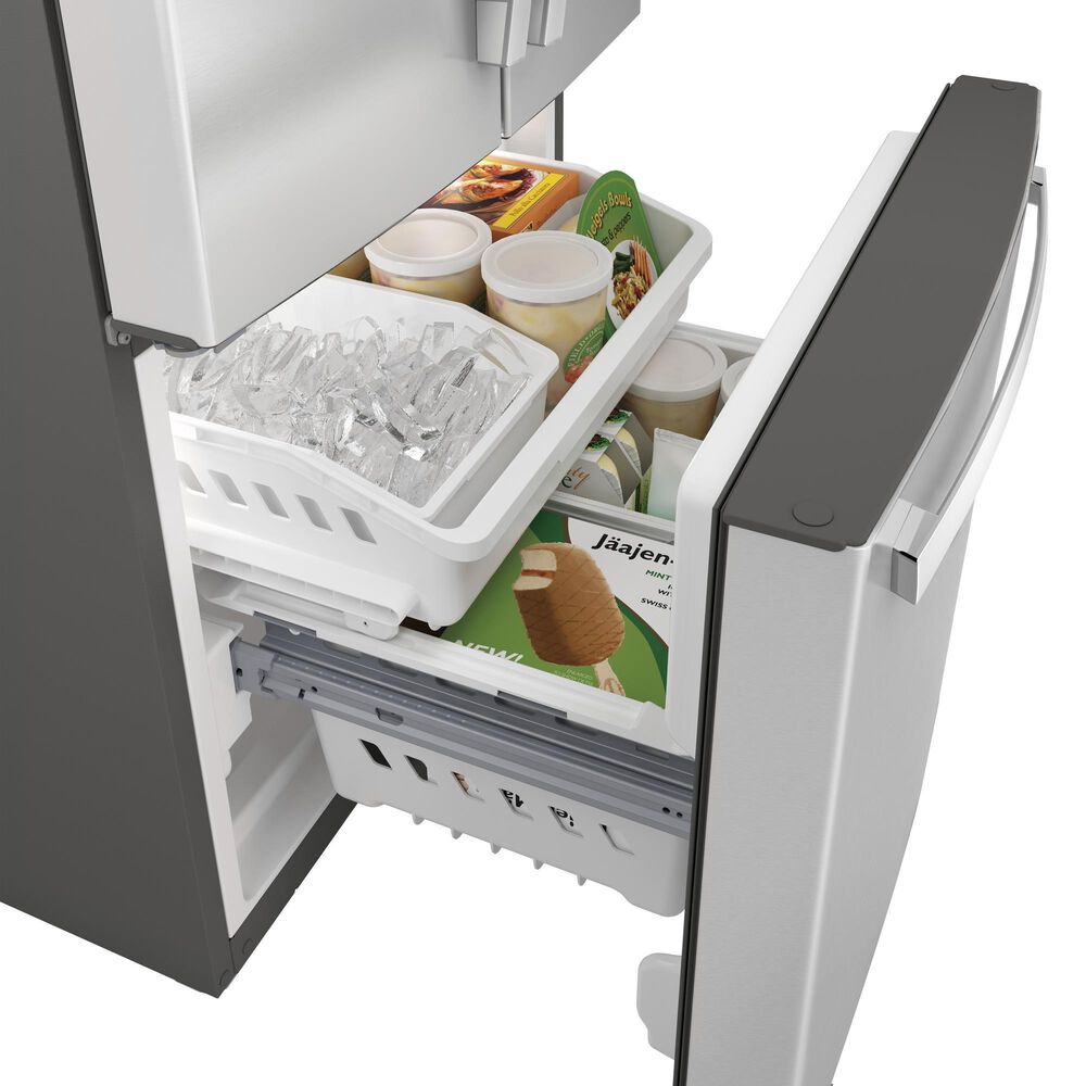 GE Appliances 20.8 Cu. Ft. French-Door Refrigerator with Automatic Defrost in Fingerprint Resistant Stainless Steel, , large