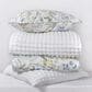 J. Queen Bold Cloud Puff 3-Piece King/Cal King Quilt Set in White, , large