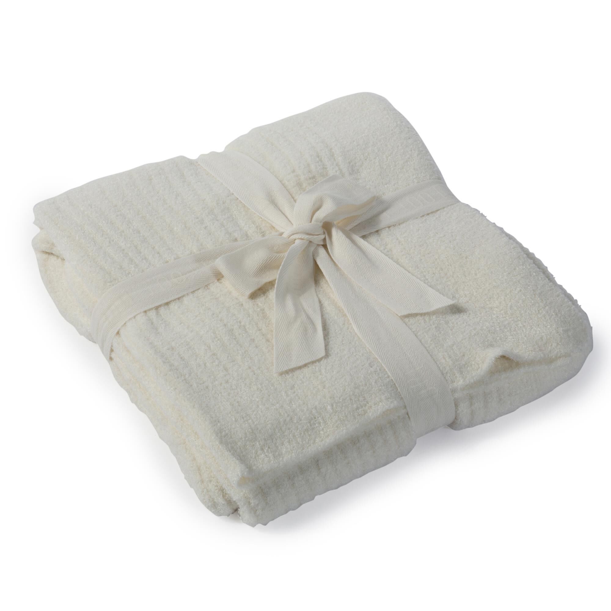 Barefoot Dreams CozyChic Lite Ribbed Throw in Pearl Shop NFM
