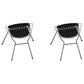 Dayton Madeline 2-Piece Chair with Seat Cushion Set in Charcoal Grey/Black, , large