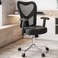 Rta Products Llc High Back Mesh Office Chair With Chrome Base in Black, , large