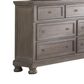 New Heritage Design Allegra Dresser and Mirror in Pewter, , large