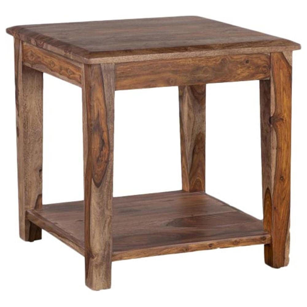 Porter Design Sonora Harvest End Table in Natural Sheesham, , large