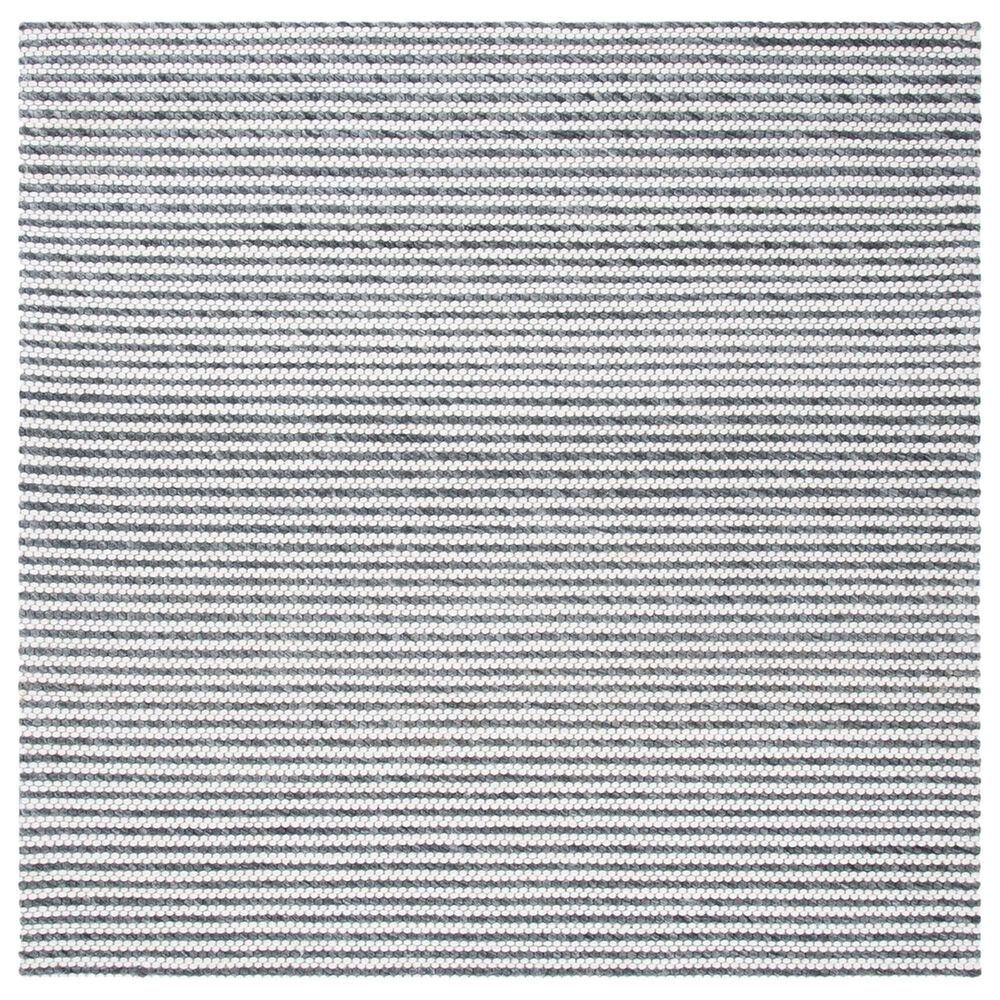 Safavieh Marbella 6" Square Charcoal and Ivory Area Rug, , large