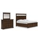 Ashley Taffenbrook 3-Piece King Storage Bedroom Set in Medium Brown and Black, , large