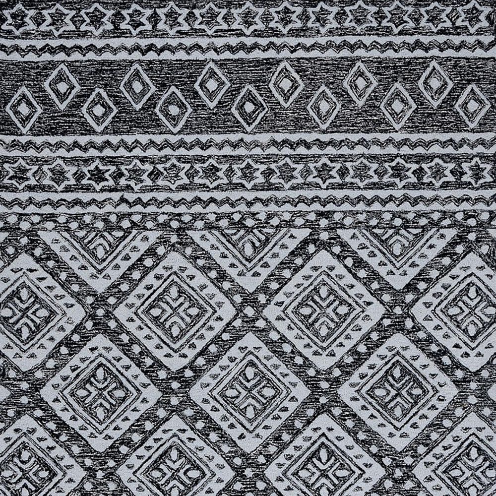 Safavieh Micro-Loop Southwestern 3&#39; x 5&#39; Black and Ivory Area Rug, , large