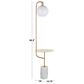 LumiSource Symbol Floor Lamp in Black and White, , large