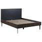 Blue River Cross 3 Piece Queen Bed Set in Dark Gray, , large
