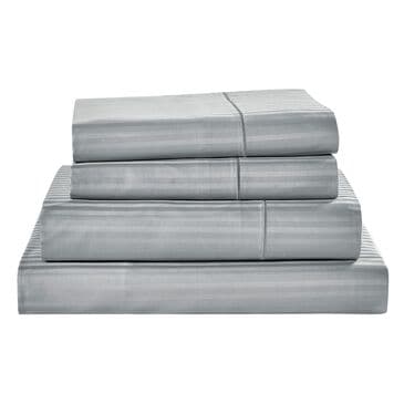 Trade Linker 4-Piece Queen 500 Thread Count Sheet Set in Grey, , large