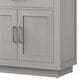 Lexora Home Abbey 84" Double Bathroom Vanity in White Oak with 2 cm White Carrara Marble Top and Rectangular Sinks, , large