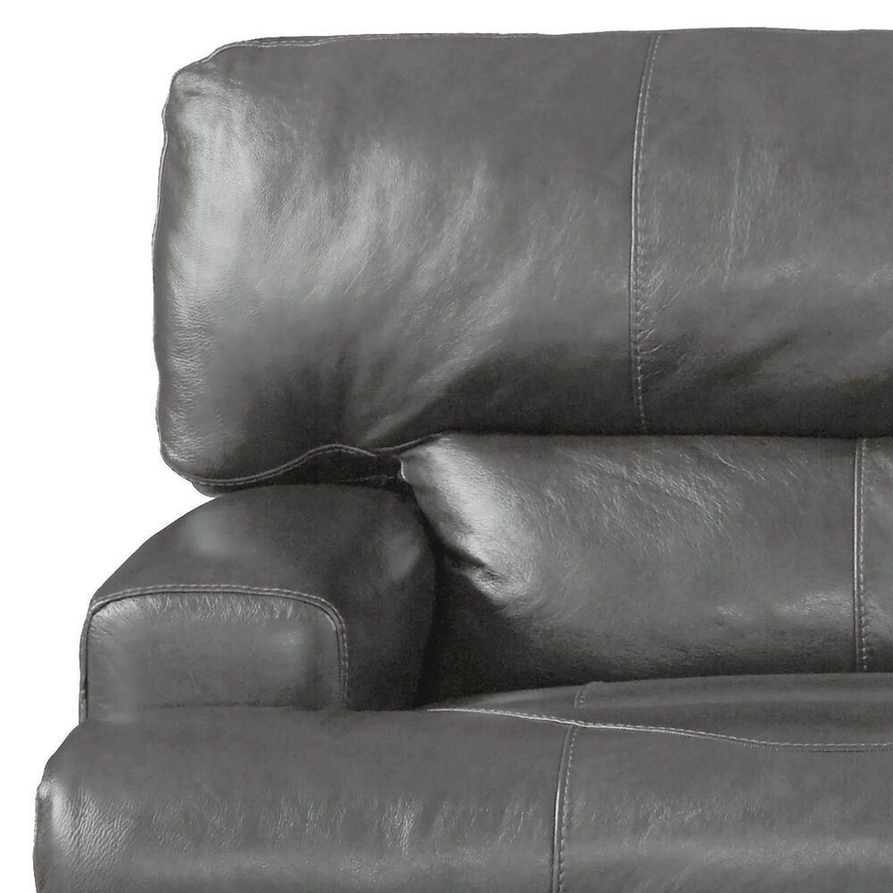 Catnapper Wembley Lay Flat Manual Reclining Sofa in Steel Nebraska