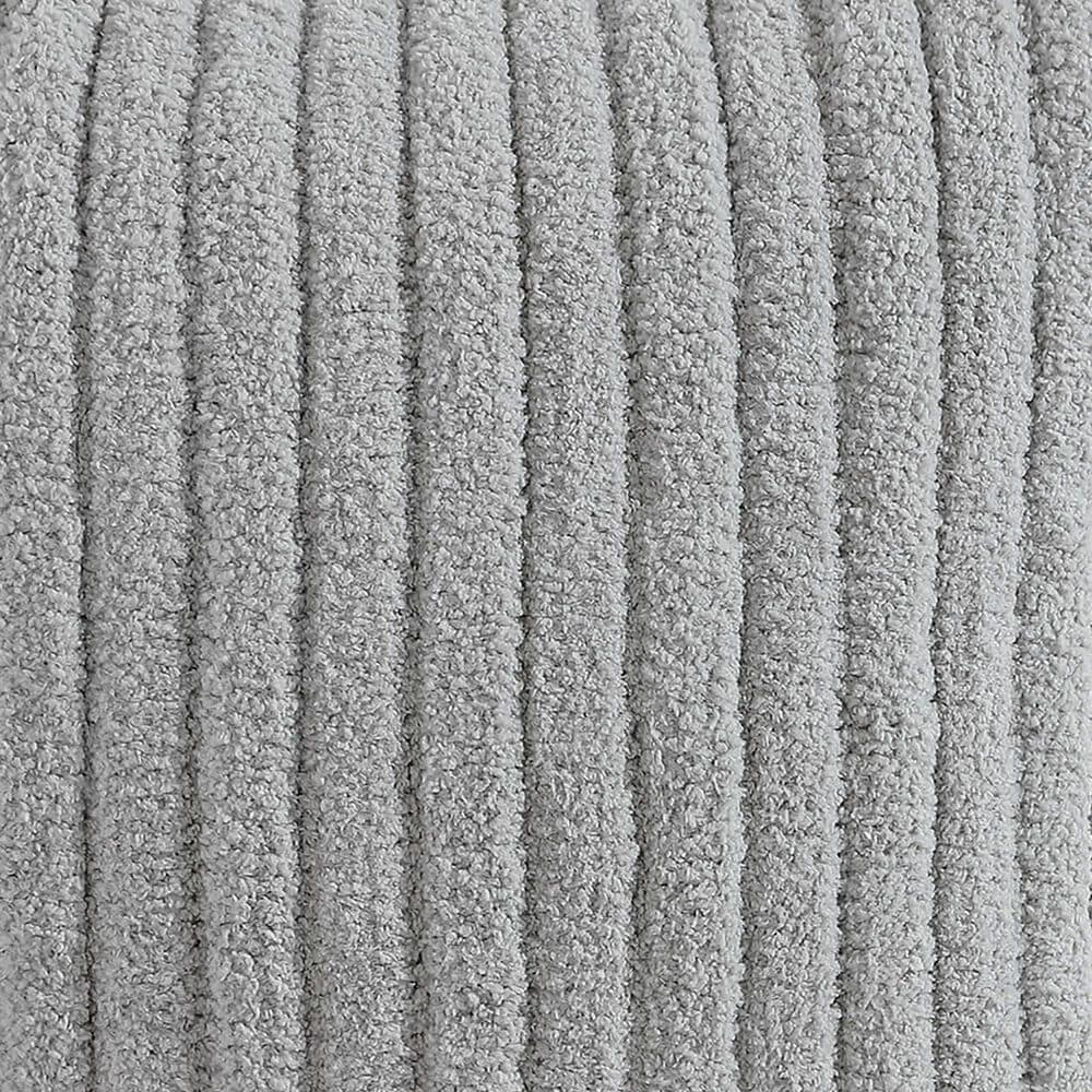 Sunday Citizen Snug Piped 20&quot; Square Throw Pillow in Cloud Gray, , large