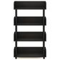 HOMLUX Turn-N-Tube 4-Tier Open Display Storage Bookshelf in Espresso, , large