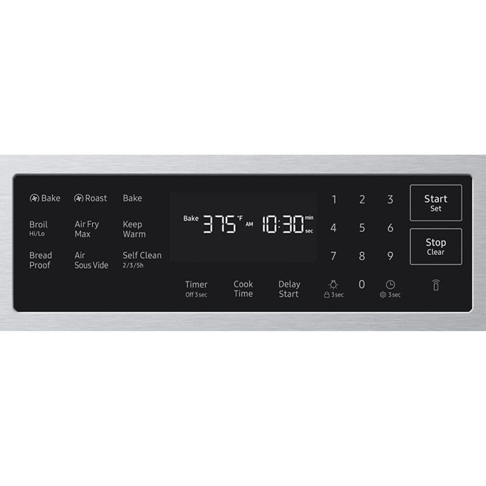 Samsung Bespoke 6.0 Cu. Ft. Smart Slide-In Gas Range with True Convection in Stainless Steel, , large