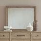 Belle Furnishings Proximity Place Landscape Dresser Mirror in Barley Buff, , large