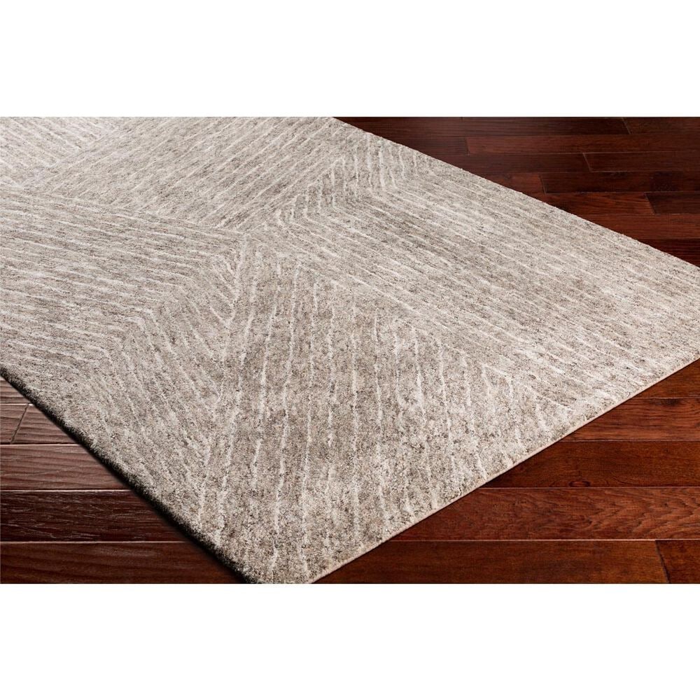 Surya Falcon Brown, White, Black and Taupe 8&#39; x 10&#39; Area Rug, , large