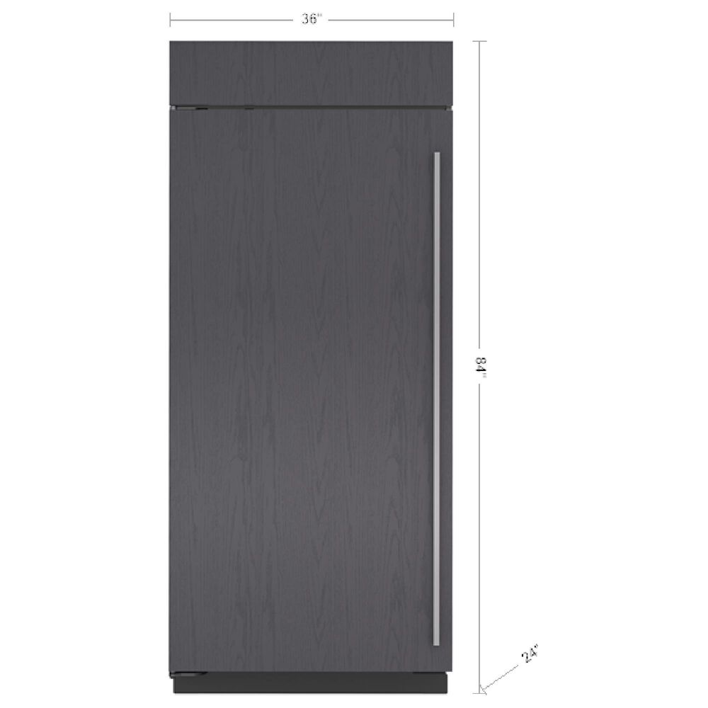 Sub Zero 22.8 Cu. Ft. Classic Left Hinge Built-In Refrigerator in Panel Ready, , large
