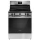 Frigidaire 4-Piece Kitchen Package with 25.6 Cu. Ft. 36" Standard Depth Refrigerator, 30" Electric Range, 1.8 Cu. Ft. Over-The-Range Microwave, 24 in. Built-In Dishwasher in Stainless Steel, , large