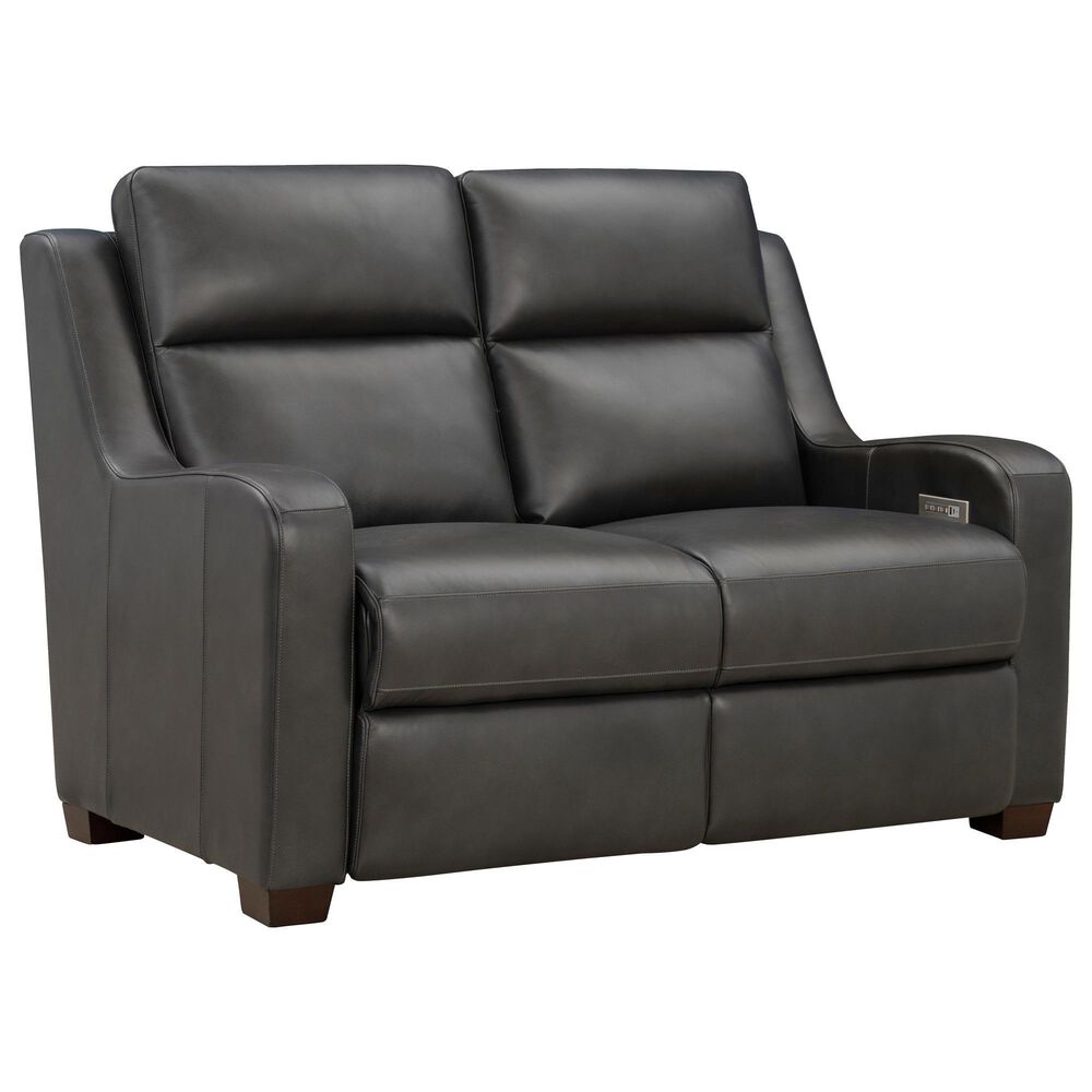 Barcalounger Ayden Power Loveseat in Elway Dark Gray, , large
