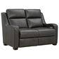 Barcalounger Ayden Power Loveseat in Elway Dark Gray, , large