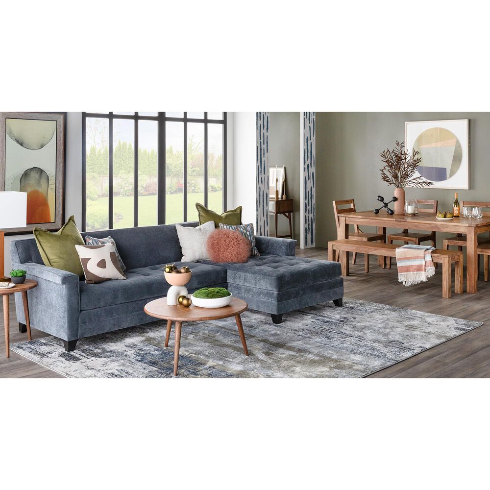 Oriental Weavers Caravan Abstract Mixup 7&#39;10&quot; x 10&#39;10&quot; Blue and Green Area Rug, , large