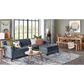 Oriental Weavers Caravan Abstract Mixup 7"10" x 10"10" Blue and Green Area Rug, , large