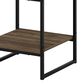 HOMLUX 2-Tier End Table in Columbia Walnut and Black, , large