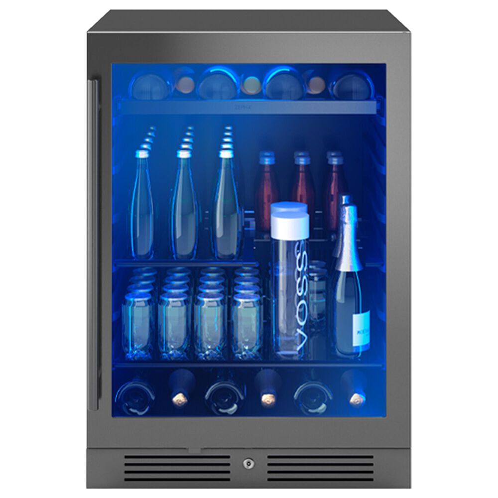 Zephyr 3.4 Cu. Ft. Single Zone Beverage Cooler in Black Stainless Steel, , large