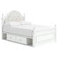 Ashley Kozlani Full Upholstered Storage Bed in Matte White, , large