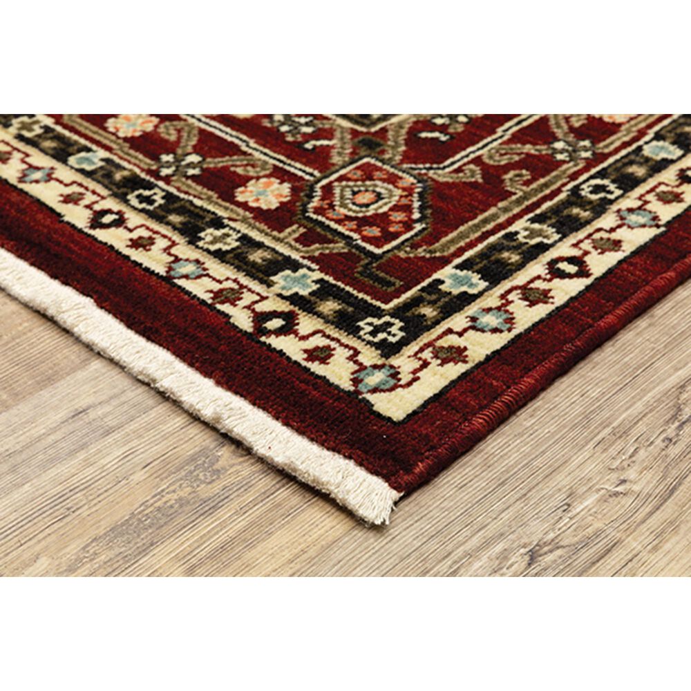 Oriental Weavers Lilihan Oriental 043S6 2&#39;6&quot; x 12&#39; Red and Black Runner, , large