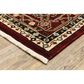 Oriental Weavers Lilihan Oriental 043S6 2"6" x 12" Red and Black Runner, , large